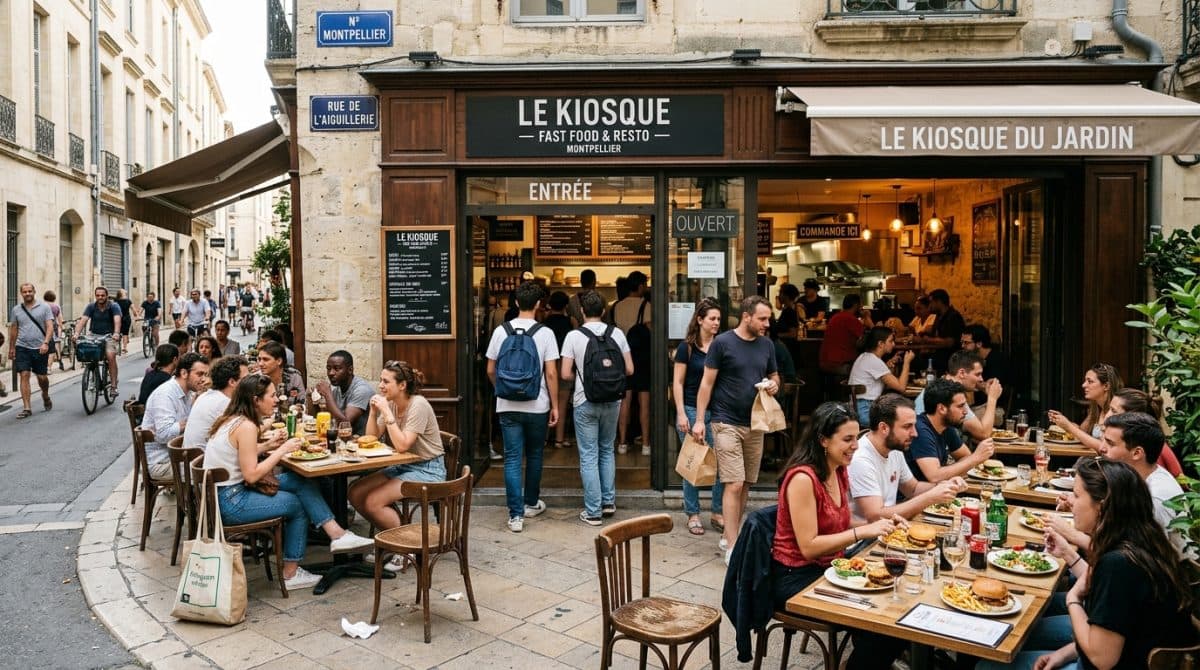 Illustration générée : Restaurant · MONTPELLIER