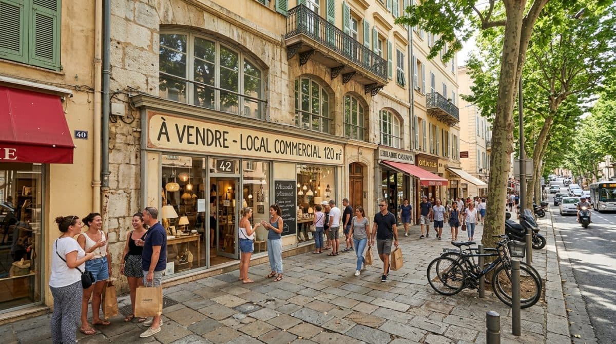 Illustration générée : Locaux Commerciaux · AJACCIO