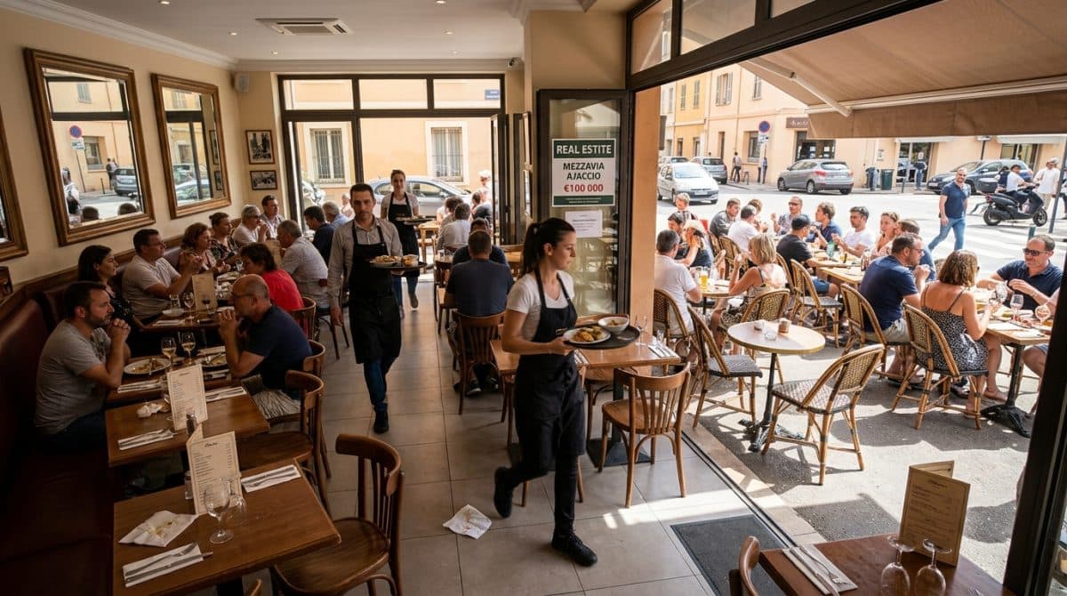 Illustration générée : Restaurant · AJACCIO