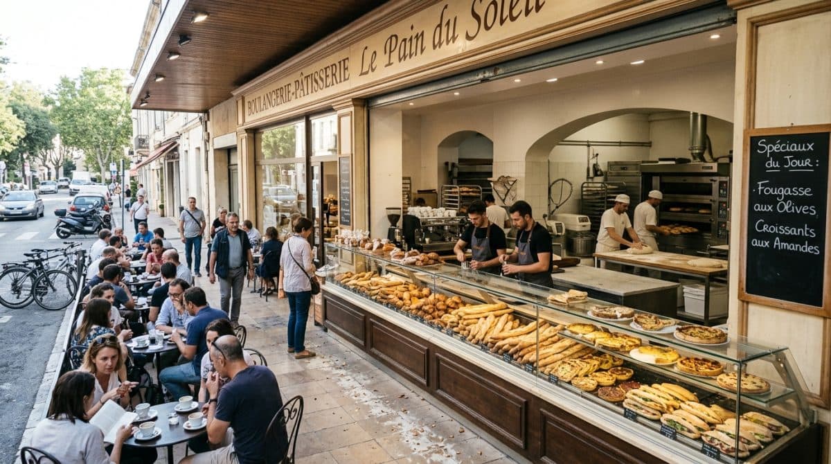 Illustration générée : Boulangerie, pâtisserie · MONTPELLIER