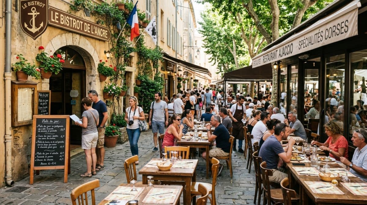 Illustration générée : Restaurant · AJACCIO