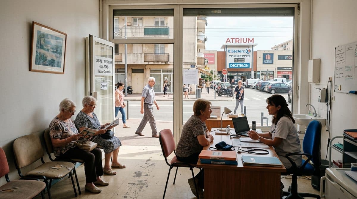 Illustration générée : Bureaux · AJACCIO