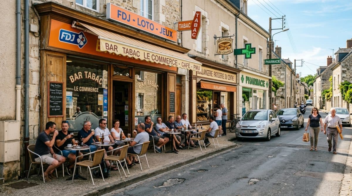Illustration générée : Bar tabac FDJ a 20 minutes de bourges