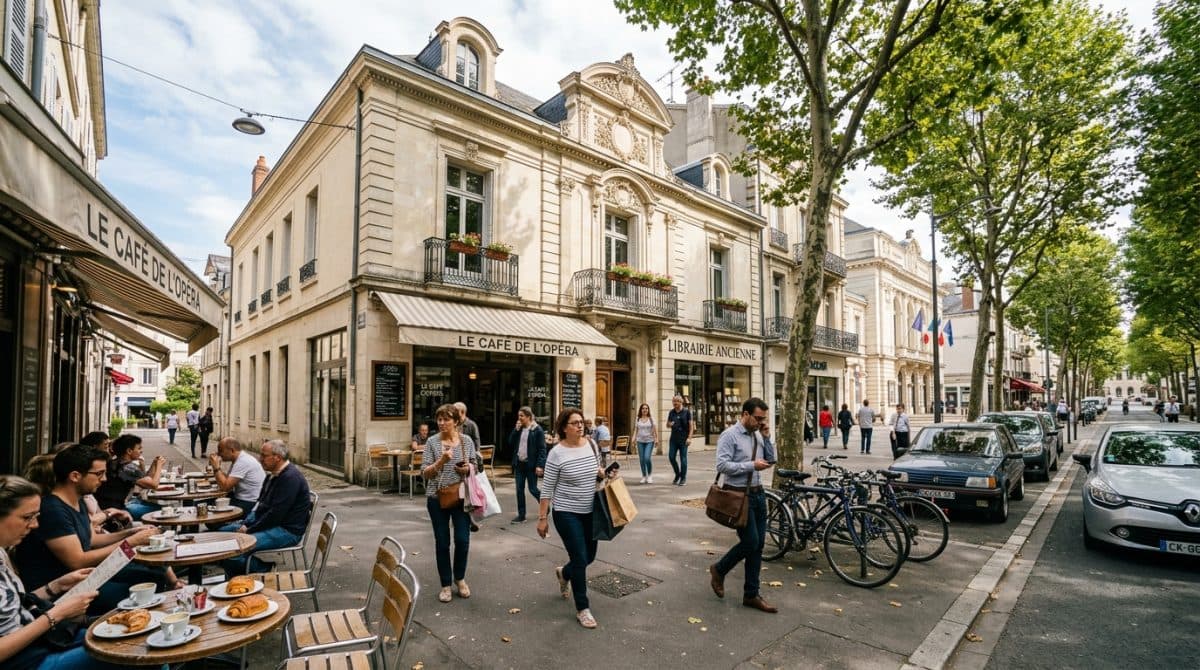 Illustration générée : A vendre un droit au bail a vichy quartier de l'opera