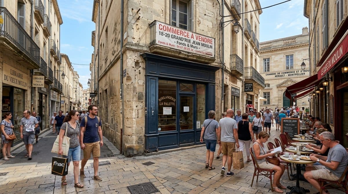 Illustration générée : Murs Commerciaux · MONTPELLIER