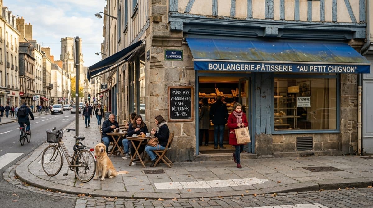 Illustration générée : Boulangerie, pâtisserie · RENNES