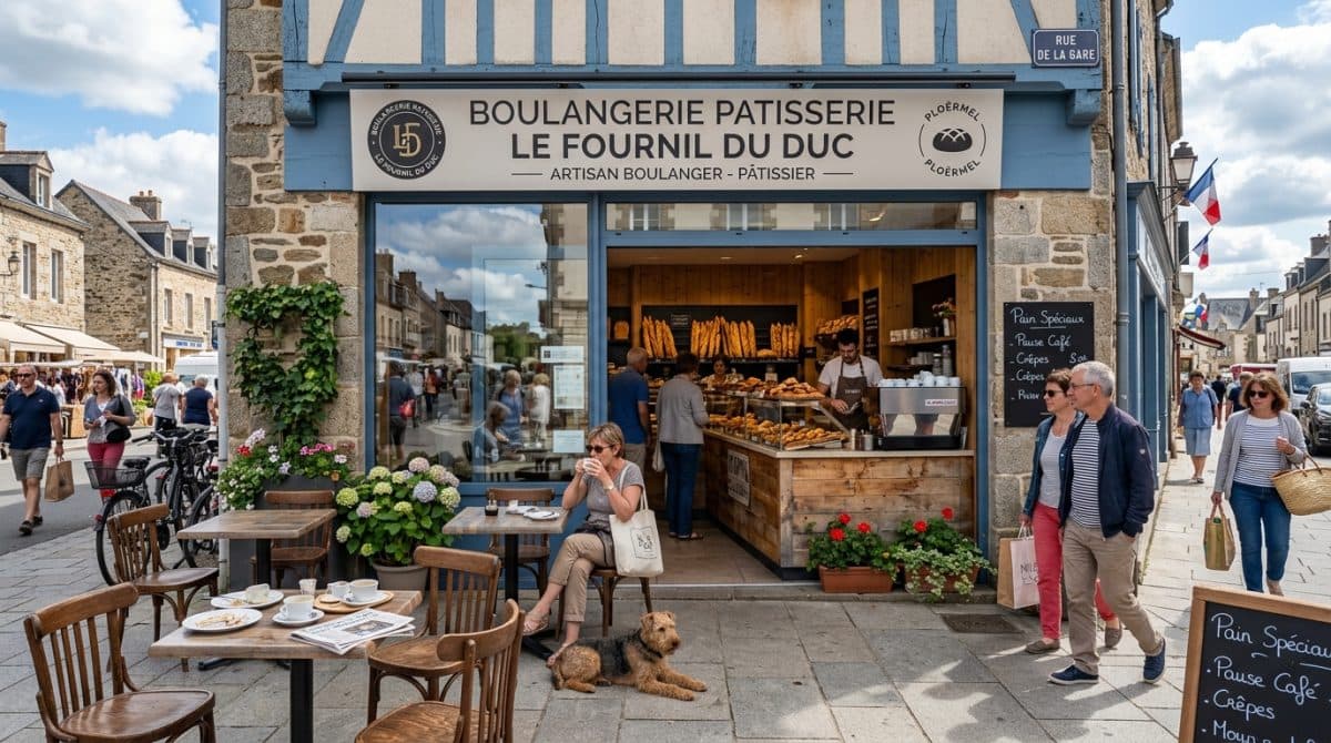 Illustration générée : Boulangerie patisserie Morbihan