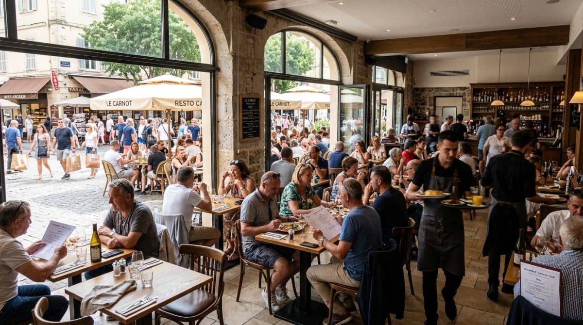 Illustration générée : Restaurant · SAINT-RAPHAËL