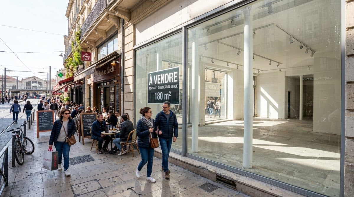 Illustration générée : Murs Commerciaux · MONTPELLIER