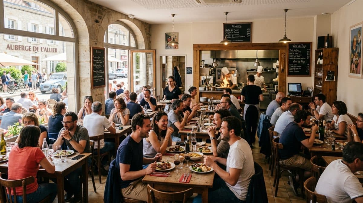 Illustration générée : Restaurant · BELLERIVE-SUR-ALLIER