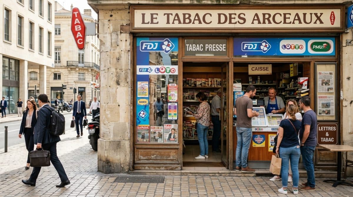 Illustration générée : Tabac, Presse · MONTPELLIER