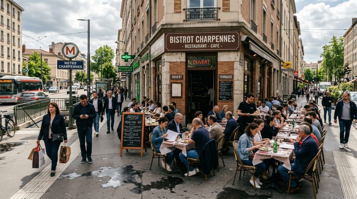 Illustration générée : Restaurant · VILLEURBANNE
