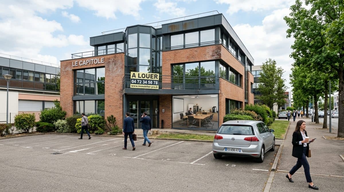 Illustration générée : Bureaux · VÉNISSIEUX