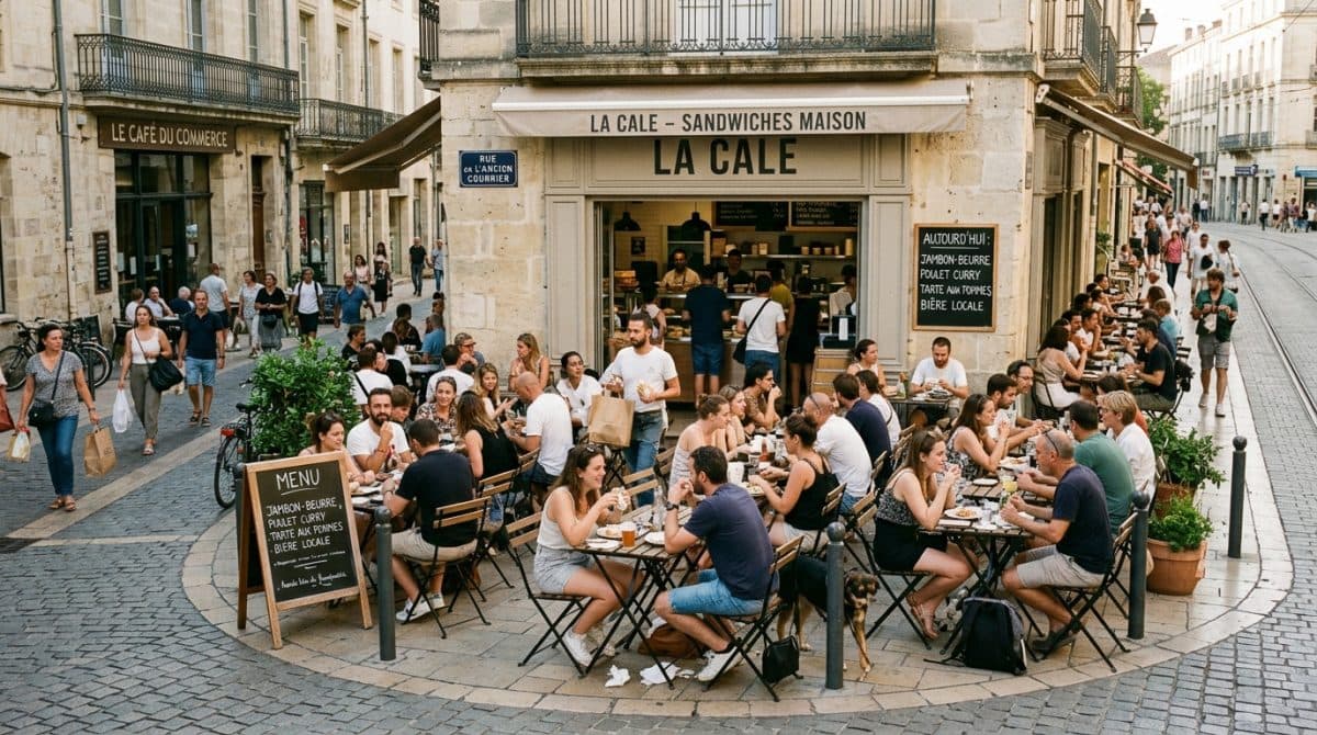 Illustration générée : A vendre sandwicherie restauration rapide centre montpellier