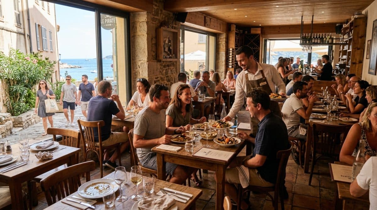 Illustration générée : Restaurant · AJACCIO